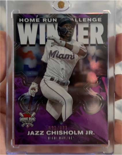 2024 Topps Home Run Challenge Winner #HRCW-30 Jazz Chisholm Jr. — front
