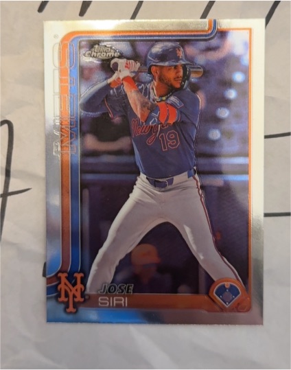 2025 Topps Chrome #195 Jose Siri — front