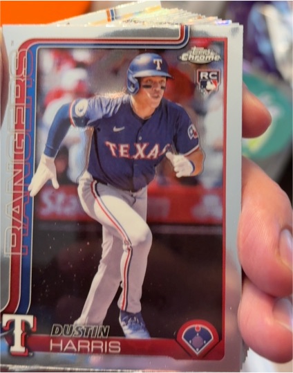 2025 Topps Chrome #374 Dustin Harris — front