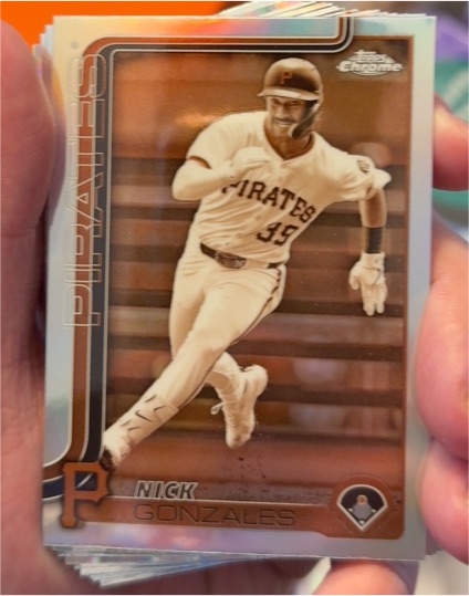 2025 Topps Chrome #542 Nick Gonzales — front