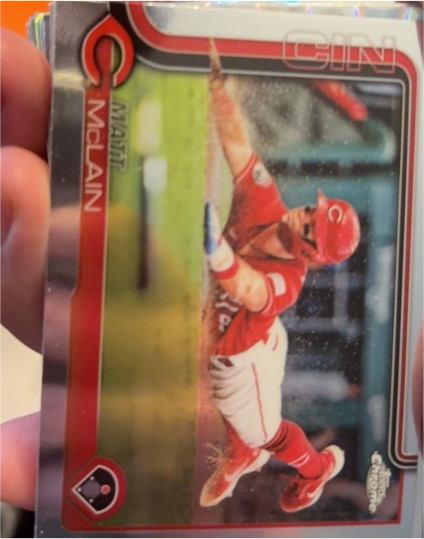 2025 Topps #647 Matt McLain — front