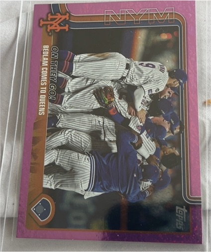 2025 Topps Series 2 #432 On They Go! Bedlam Comes to Queens — front