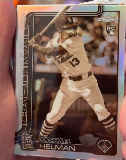 2025 Topps Chrome #104 Michael Helman — front
