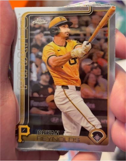 2025 Topps Chrome #9 Bryan Reynolds — front