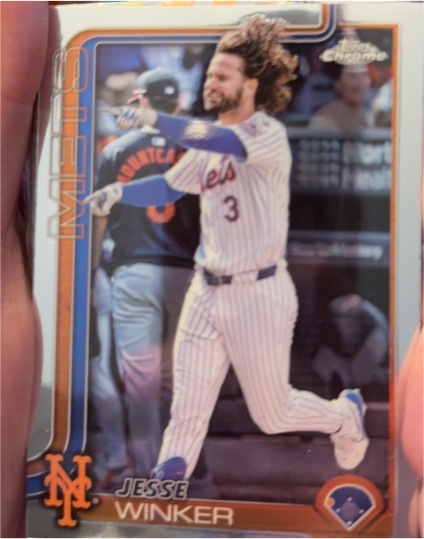 2025 Topps Chrome #629 Jesse Winker — front