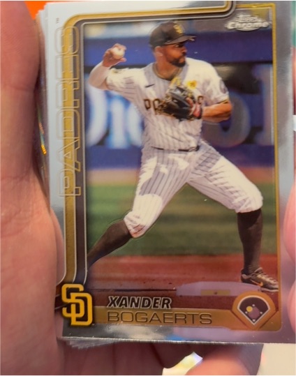 2025 Topps Chrome #19 Xander Bogaerts — front
