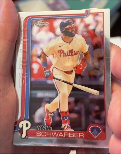 2025 Topps Chrome #141 Kyle Schwarber — front