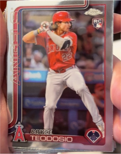 2025 Topps Chrome #198 Bryce Teodosio — front