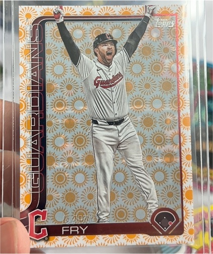 2025 Topps Series 2 #401 David Fry — front