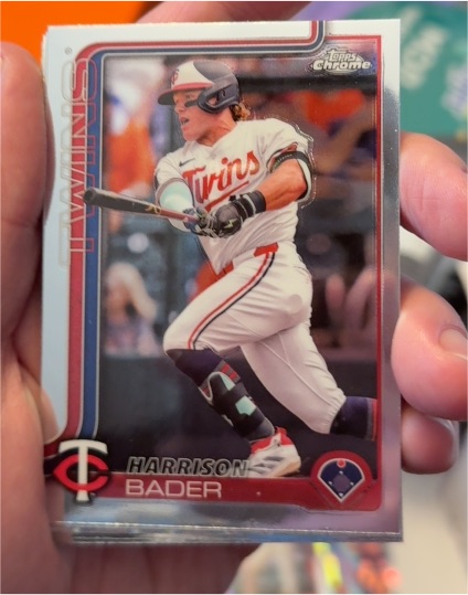 2025 Topps Chrome #62 Harrison Bader — front