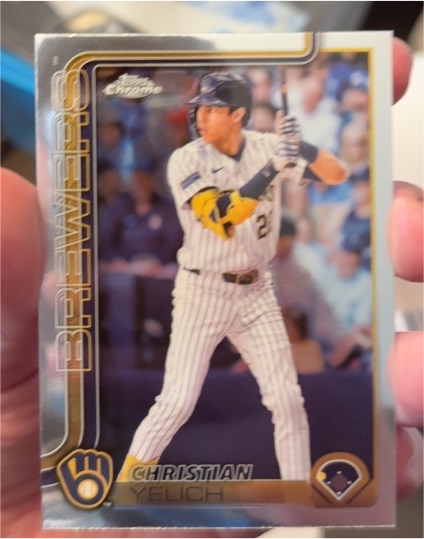 2025 Topps Chrome #89 Christian Yelich — front