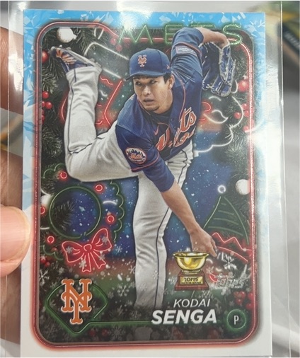 2024 Topps Holiday #H190 Kodai Senga — front