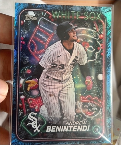 2024 Topps Holiday #H131 Andrew Benintendi — front