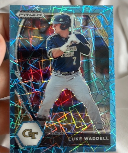 2021 Panini Prizm Draft Picks #PDP157 Luke Waddell — front