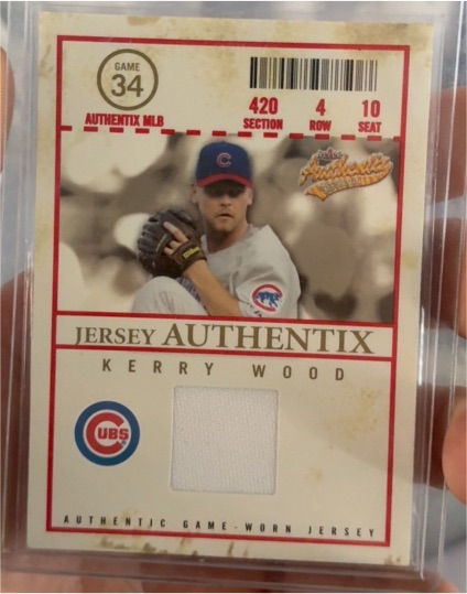 2005 Fleer Authentix #JA-KW Kerry Wood — front