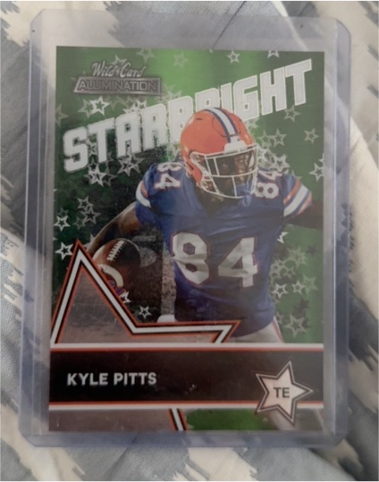 2021 Wild Card Alumination Starbright #SB-12 Kyle Pitts — front