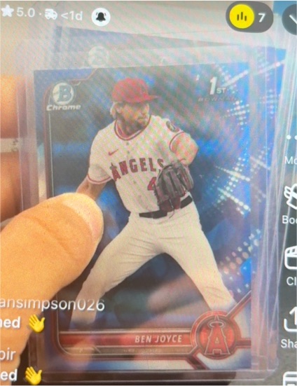 2023 Bowman Chrome 1st Bowman Ben Joyce — front