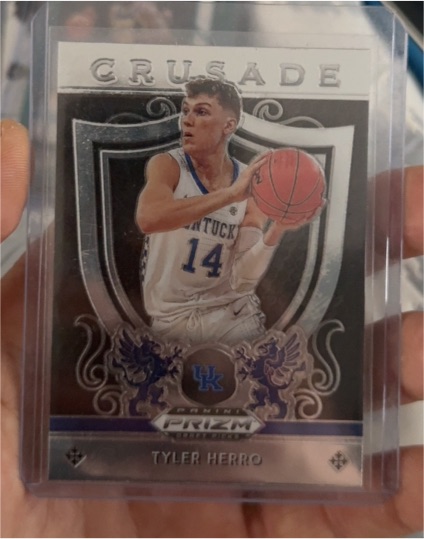 2019-20 Panini Prizm Draft Picks Crusade #75 Tyler Herro — front