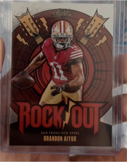 2024 Panini Absolute #RO-BAK Brandon Aiyuk Rock Out — front