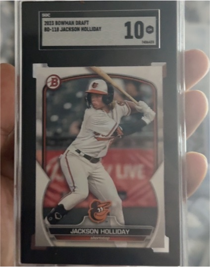 2023 Bowman Draft #BD-118 Jackson Holliday — front