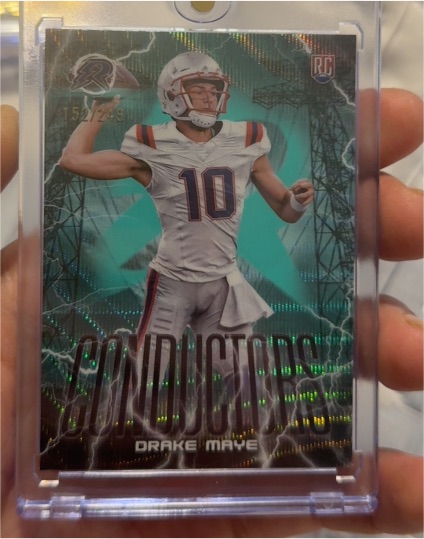 2024 Topps Resurgence #C-7 Drake Maye Conductors RC — front