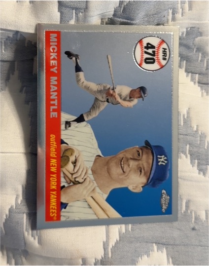 2006 Topps Mickey Mantle Home Run History #MHR523 — front