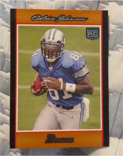2007 Bowman #145 Calvin Johnson — front