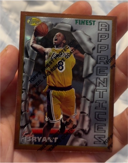 1996-97 Topps Finest #74 Kobe Bryant Apprentices — front