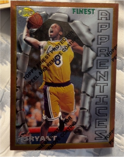1996-97 Topps Finest #74 Kobe Bryant — front
