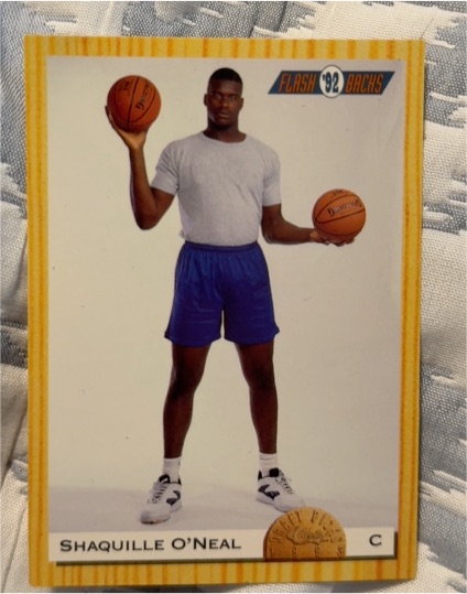 1992 Classic Draft Picks #104 Shaquille O'Neal Flash Backs Rookie — front