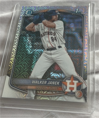 2025 Bowman Chrome #BCP-15 Walker Janek — front