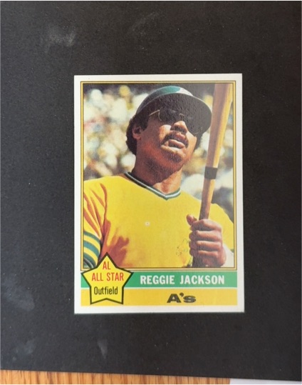 1976 Topps #500 Reggie Jackson — front