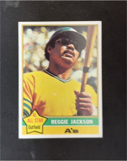 1976 Topps #500 Reggie Jackson — front