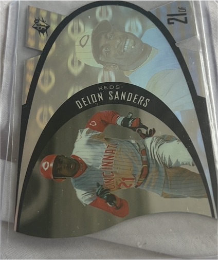 1997 Upper Deck SPx #20 Deion Sanders — front
