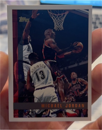 1997-98 Topps #123 Michael Jordan — front