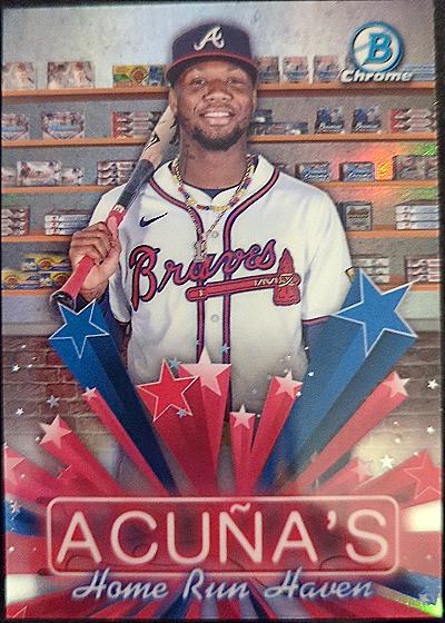 2025 Bowman Chrome #HS-10 Ronald Acuna Jr. — front