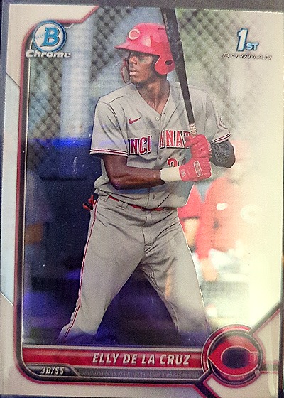 2022 Bowman Chrome Prospects #BCP-50 Elly De La Cruz — front