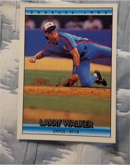 1992 Donruss #259 Larry Walker — front