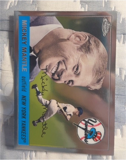 2007 Topps Chrome Mickey Mantle Story #MMS9 — front