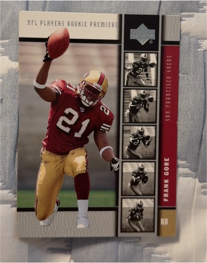 2005 Upper Deck Rookie Premiere #28 Frank Gore — front