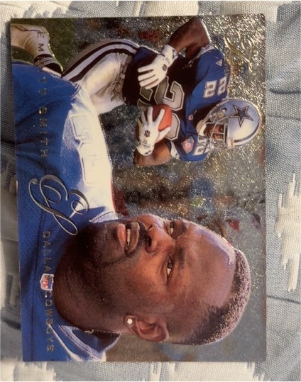 1995 Fleer Flair Preview #8 Emmitt Smith — front