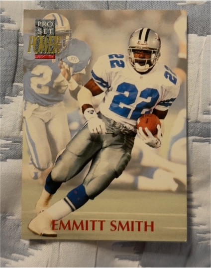 1992 Pro Set Power #NNO Emmitt Smith — front