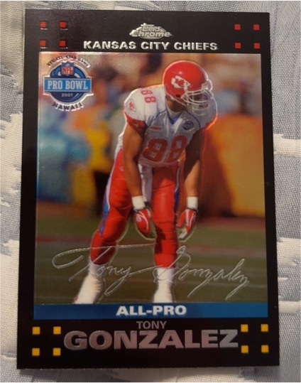 2007 Topps Chrome #TC48 Tony Gonzalez — front