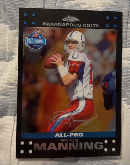 2007 Topps Chrome #405 Peyton Manning — front