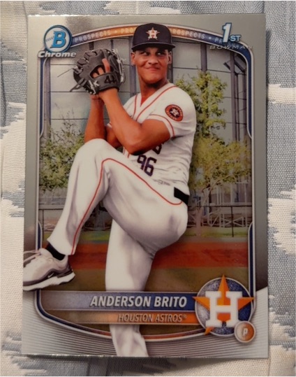 2025 Bowman Chrome #BCP-98 Anderson Brito — front