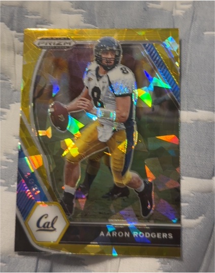 2021 Panini Prizm Draft Picks #15 Aaron Rodgers — front