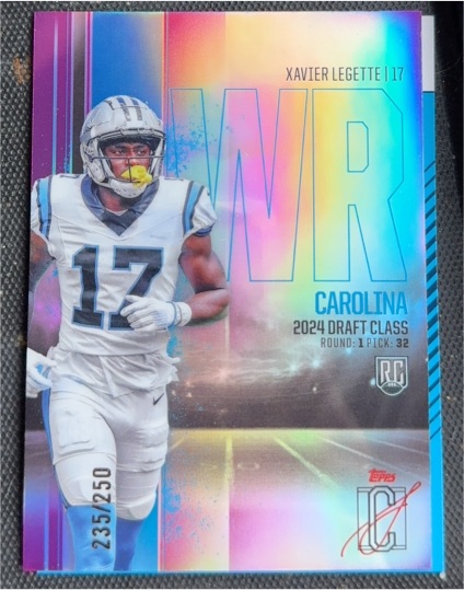 2024 Topps Signature Class #80 Xavier Legette — front