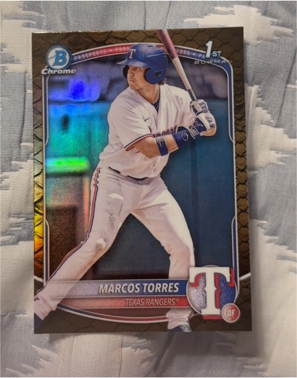 2025 Bowman Chrome Prospects #BCP-94 Marcos Torres — front