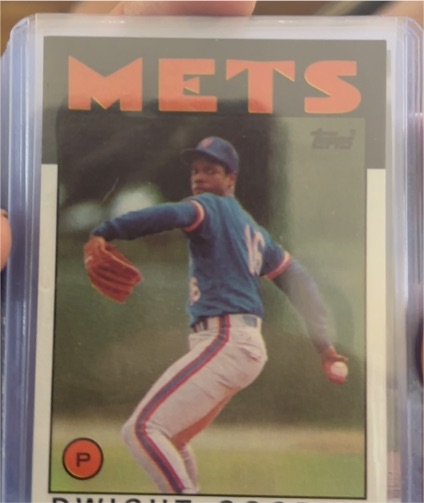 1986 Topps #250 Dwight Gooden — front
