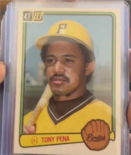 1983 Donruss #59 Tony Pena — front
